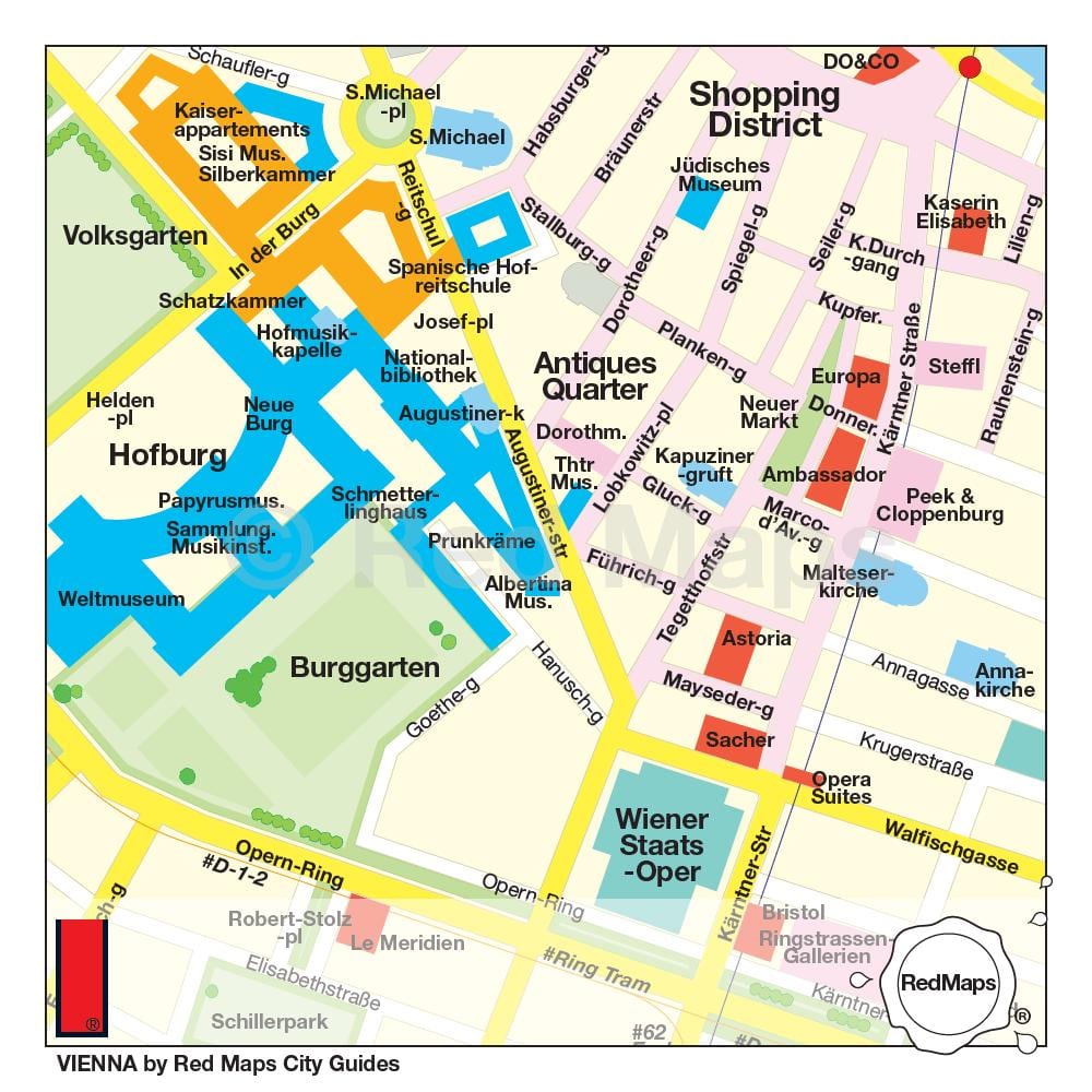 Mapa Beču u kupovinu