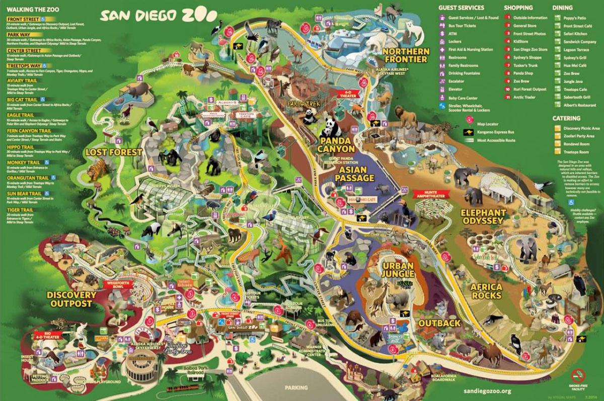 Mapa Beču zoo