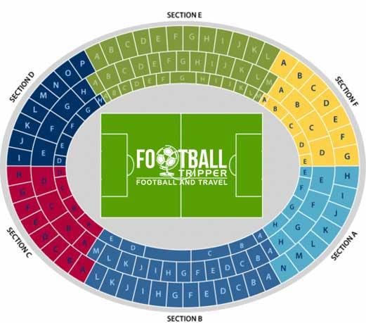 Mapa ernst happel stadion