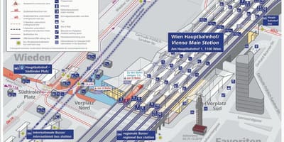 Beč hbf mapu