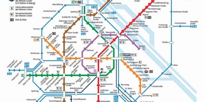 Mapa Beču mrt