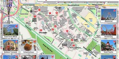 Mapa Beču park i jahati