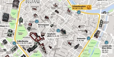 Beču tramvaj mapu 2016