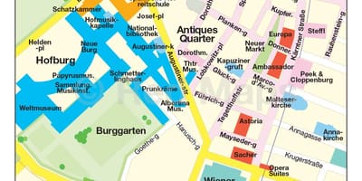 Mapa Beču u kupovinu