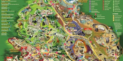 Mapa Beču zoo