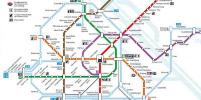 Beč mapa metroa