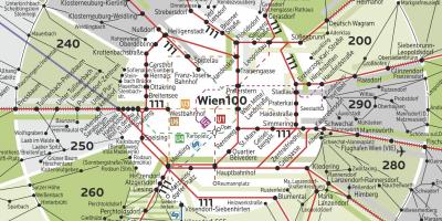 Beč zoni 100 mapu