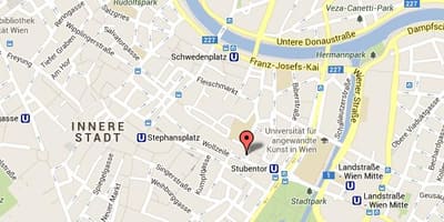 Mapa stephansplatz Beču mapu