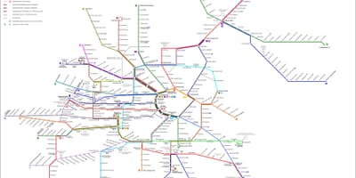 Beču strassenbahn mapu