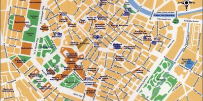 Mapa ulice central Beču